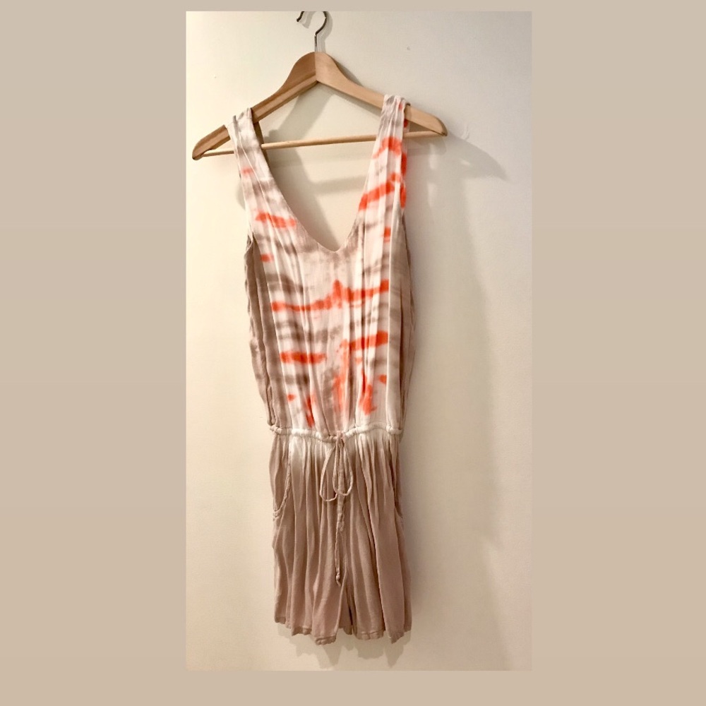 Young Fabulous & Broke tie dye Romper. Size XS